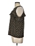 Ann Taylor LOFT 100% Rayon Floral Black Tank Top Size Lg Petite - photo 5