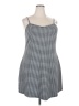 Coco & Shay Houndstooth Gray Black Casual Dress Size 2X - photo 1