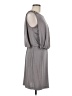 Cachet Solid Gray Casual Dress Size 8 - photo 4