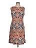 Tommy Hilfiger Paisley Tan Casual Dress Size 10 - photo 1