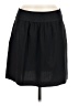 Theory Solid Black Wool Skirt Size M - photo 1