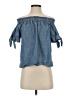 J.Crew Blue Short Sleeve Blouse Size 2 - photo 1
