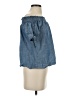 J.Crew Blue Short Sleeve Blouse Size 2 - photo 4