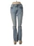 Zara Hearts Blue Jeans Size 2 - photo 1