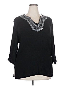 Cathy Daniels 3/4 Sleeve Blouse