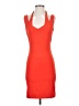 Bebe Orange Cocktail Dress Size M - photo 1