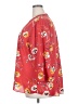 Maurices 100% Polyester Floral Red 3/4 Sleeve Blouse Size 20 (2) - photo 5
