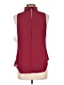 Trouve 100% Polyester Burgundy Sleeveless Blouse Size M - photo 2
