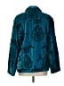 Chico's Print Teal Jacket Size Lg (2) - photo 2