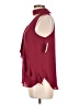 Trouve 100% Polyester Burgundy Sleeveless Blouse Size M - photo 5