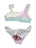 Disney Print Green Two Piece Swimsuit Size 6 - photo 2