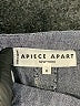 Apiece Apart 100% Cotton Chevron-herringbone Blue Shorts Size 8 - photo 3