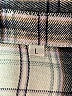 Unbranded Plaid Gray Long Sleeve Blouse Size L - photo 7