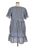 Unbranded 100% Polyester Checkered-gingham Blue Casual Dress Size 4X (estimated) - photo 2