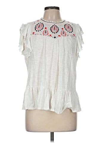 Lucky Brand Short Sleeve Blouse (view 1)
