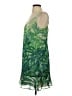 CAbi 100% Polyester Tropical Green Cocktail Dress Size S - photo 5