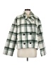 Madewell 100% Polyester Plaid Green Coat Size M - photo 1