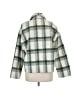 Madewell 100% Polyester Plaid Green Coat Size M - photo 2