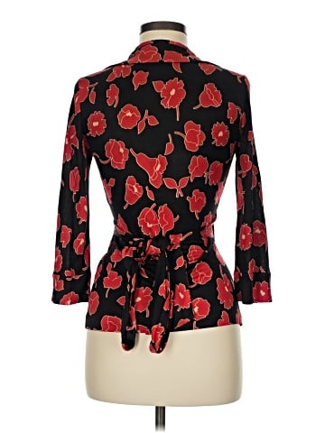 Diane von Furstenberg 3/4 Sleeve Silk Top (view 2)