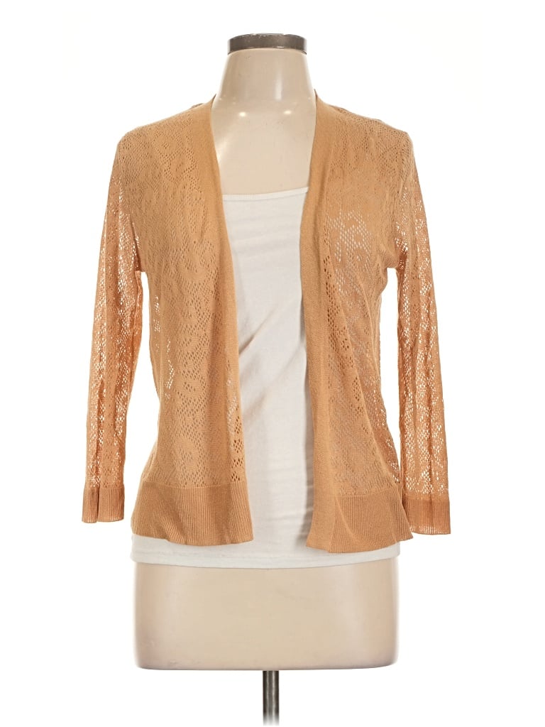 Pre-owned Cato Cardigan Sweater In Tan