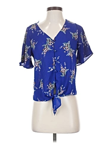 Sienna Sky Short Sleeve Blouse (view 1)