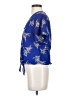 Sienna Sky 100% Polyester Blue Short Sleeve Blouse Size S - photo 5