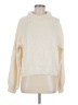 Something Navy Solid Ivory Turtleneck Sweater Size M - photo 1