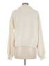 Something Navy Solid Ivory Turtleneck Sweater Size M - photo 2