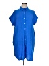 Universal Thread 100% Cotton Blue Casual Dress Size XL - photo 1