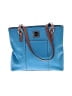 Dooney & Bourke Blue Leather Tote One size - photo 1
