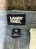 Lands' End Chevron-herringbone Blue Casual Pants Size 10 - photo 4
