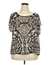 Torrid Silver Short Sleeve Blouse Size 2X Plus (2) - photo 1