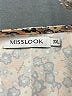 Misslook 100% Polyester Floral Tan Short Sleeve Blouse Size XXXL - photo 7