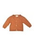 Rabbit Bear 100% Cotton Orange Cardigan Size 3-6 mo - photo 1