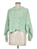 Free People Green Pullover Sweater Size M - photo 1