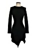 Olivaceous Solid Black Cocktail Dress Size S - photo 1