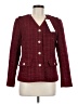 GOELIA Tweed Burgundy Blazer Size M - photo 1