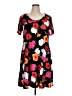 PREMISE Floral Black Casual Dress Size 1X - photo 1