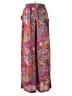 Rose + Olive 100% Polyester Tropical Purple Casual Pants Size M - photo 2