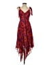 Alexis Paisley Red Cocktail Dress Size S - photo 1