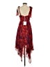 Alexis Paisley Red Cocktail Dress Size S - photo 2