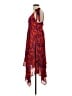 Alexis Paisley Red Cocktail Dress Size S - photo 5