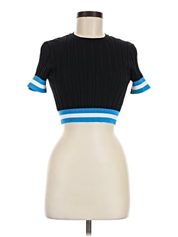 Solid & Striped Short Sleeve Top (view 1)