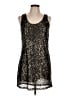 LovPosh 100% Polyester Stars Black Cocktail Dress Size L - photo 1