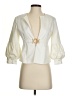 Boston Proper 100% Polyester Ivory Jacket Size 2 - photo 1