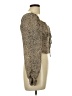 Hyfve Animal Print Brown Long Sleeve Blouse Size L - photo 4