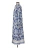 Unbranded 100% Rayon Paisley Blue Casual Dress One size - photo 5