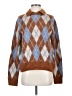 Assorted Brands Argyle Brown Pullover Sweater Size S - photo 1