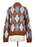 Assorted Brands Argyle Brown Pullover Sweater Size S - photo 2