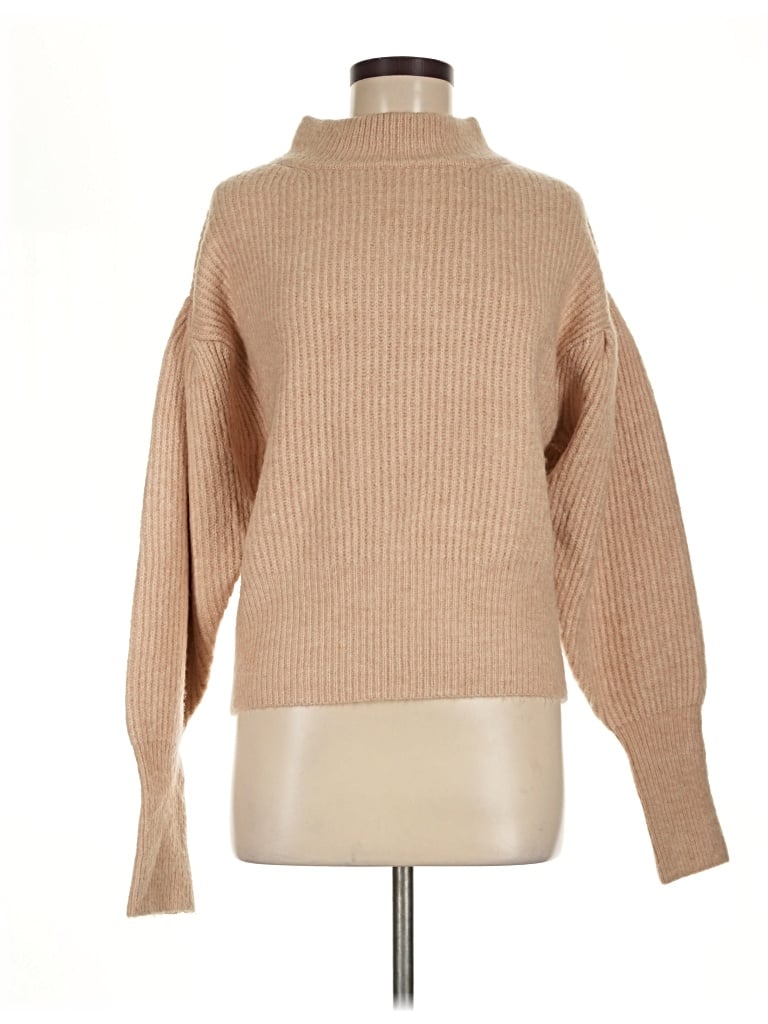 Pre-owned Astr Turtleneck Sweater In Tan
